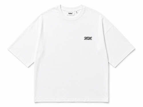 T-Shirt White Embroidery