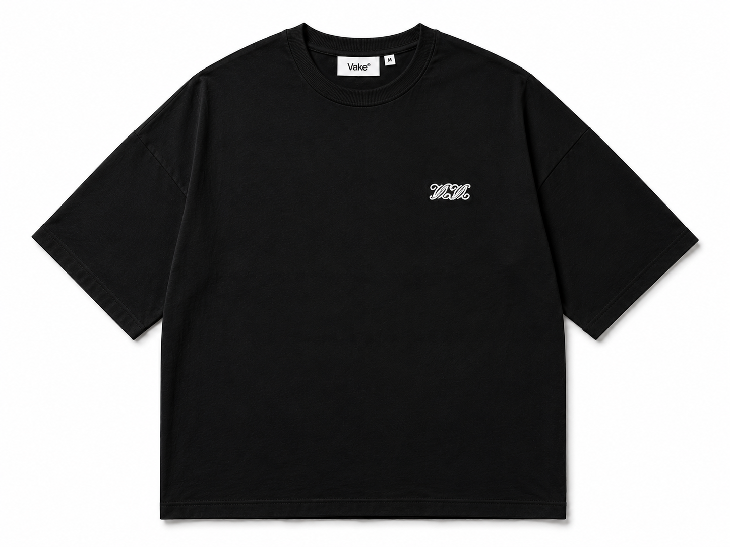 T-Shirt Black Embroidery