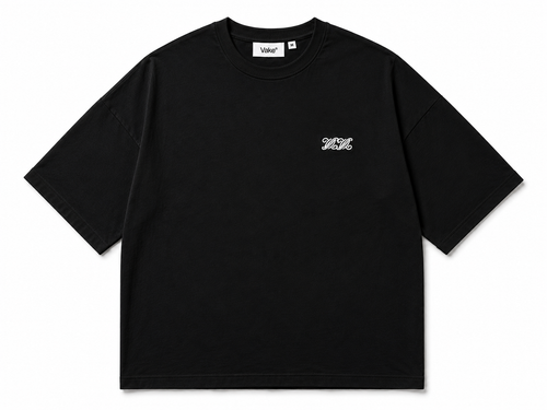 T-Shirt Black Embroidery