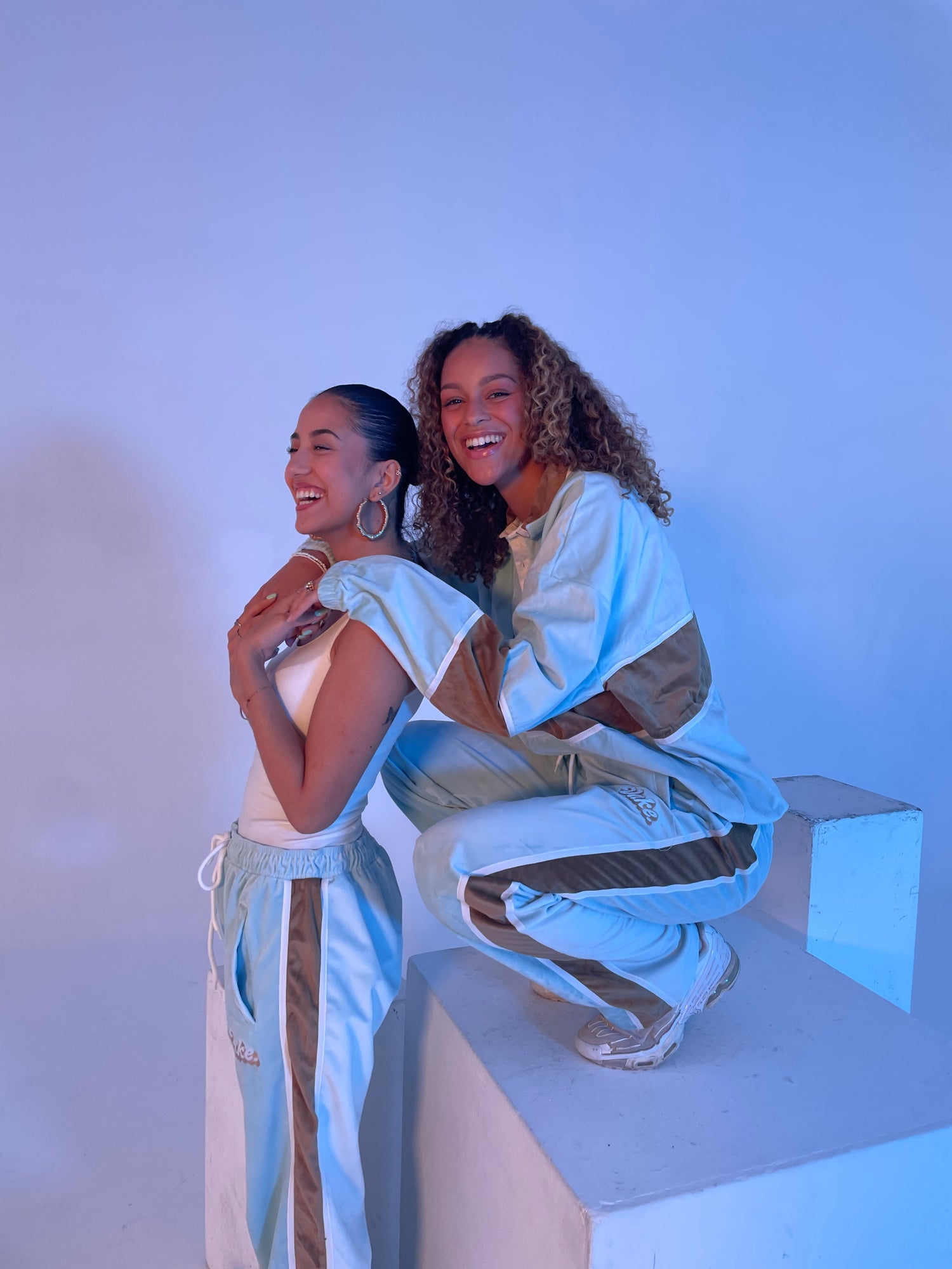 Baby Blue Bottom Velvet Tracksuit (LIMITED EDITION)