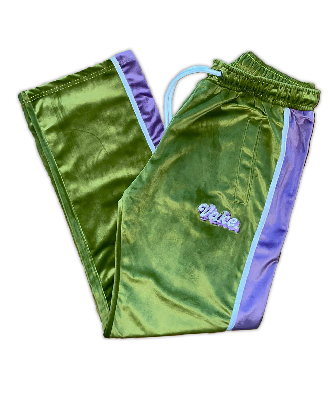 Green Bottom Velvet Tracksuit
