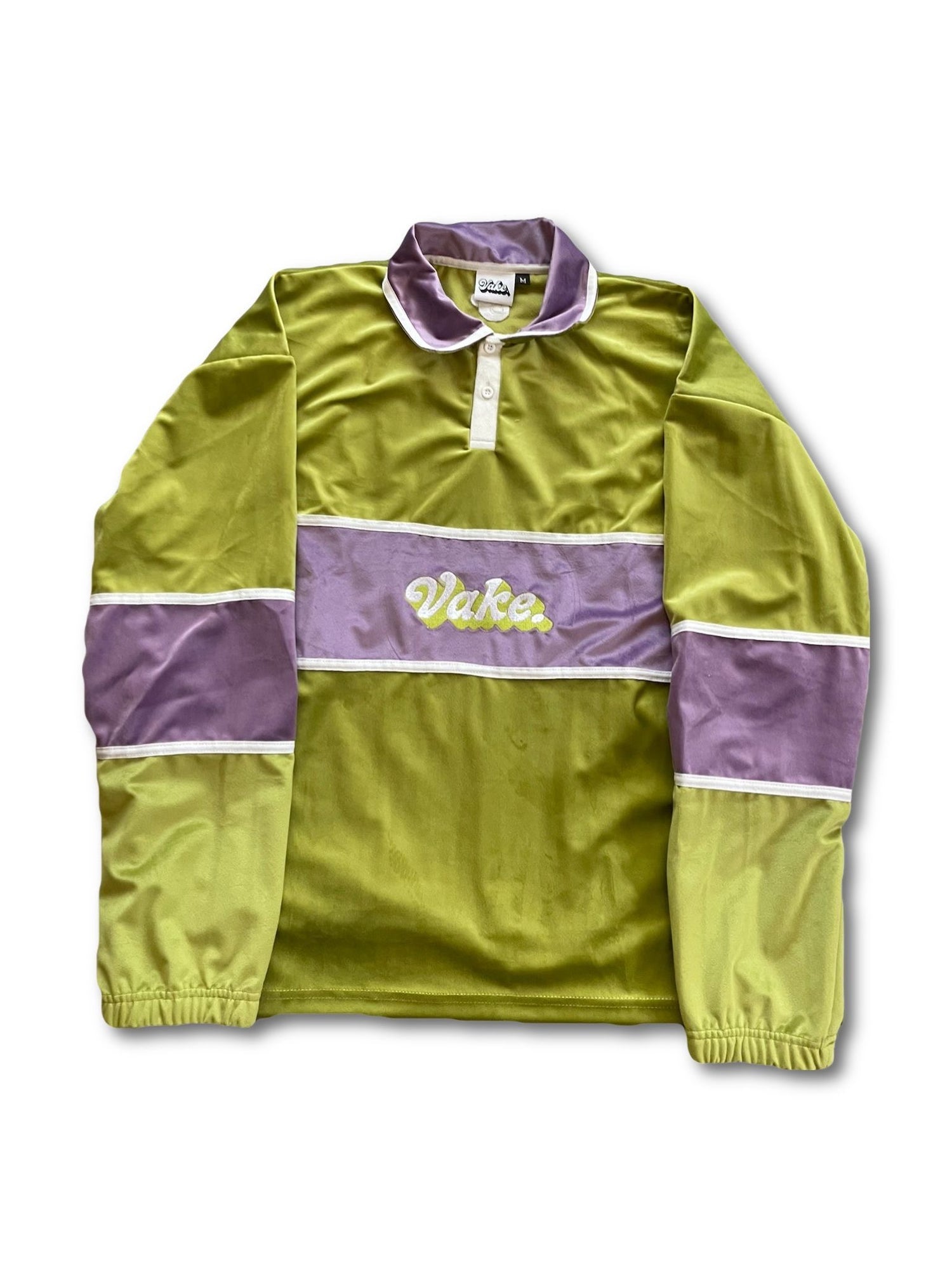 Green Top Velvet Tracksuit